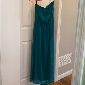 Emerald green maxi dress